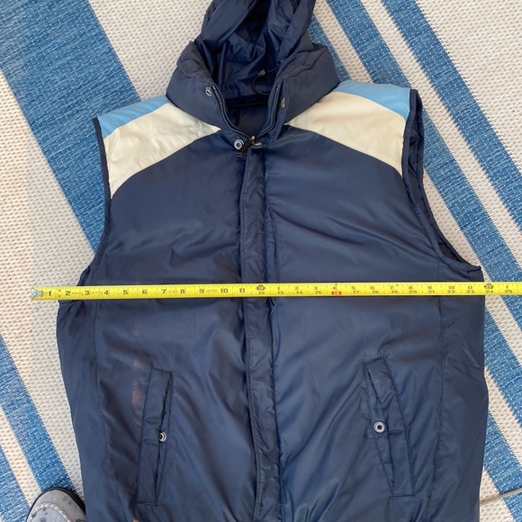 GAP Vintage Mens  Y2K! Reversible Down Vest! Med EUC!original owner! 🔥 - Picture 12 of 15